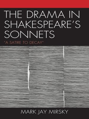 cover image of The Drama in Shakespeare's Sonnets